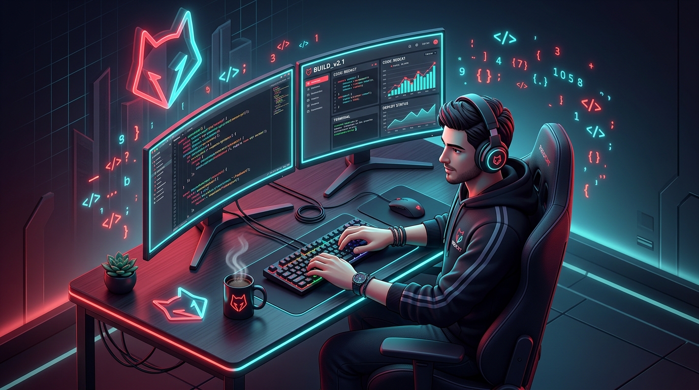 RedCat Lead Developer Live Coding Custom Software